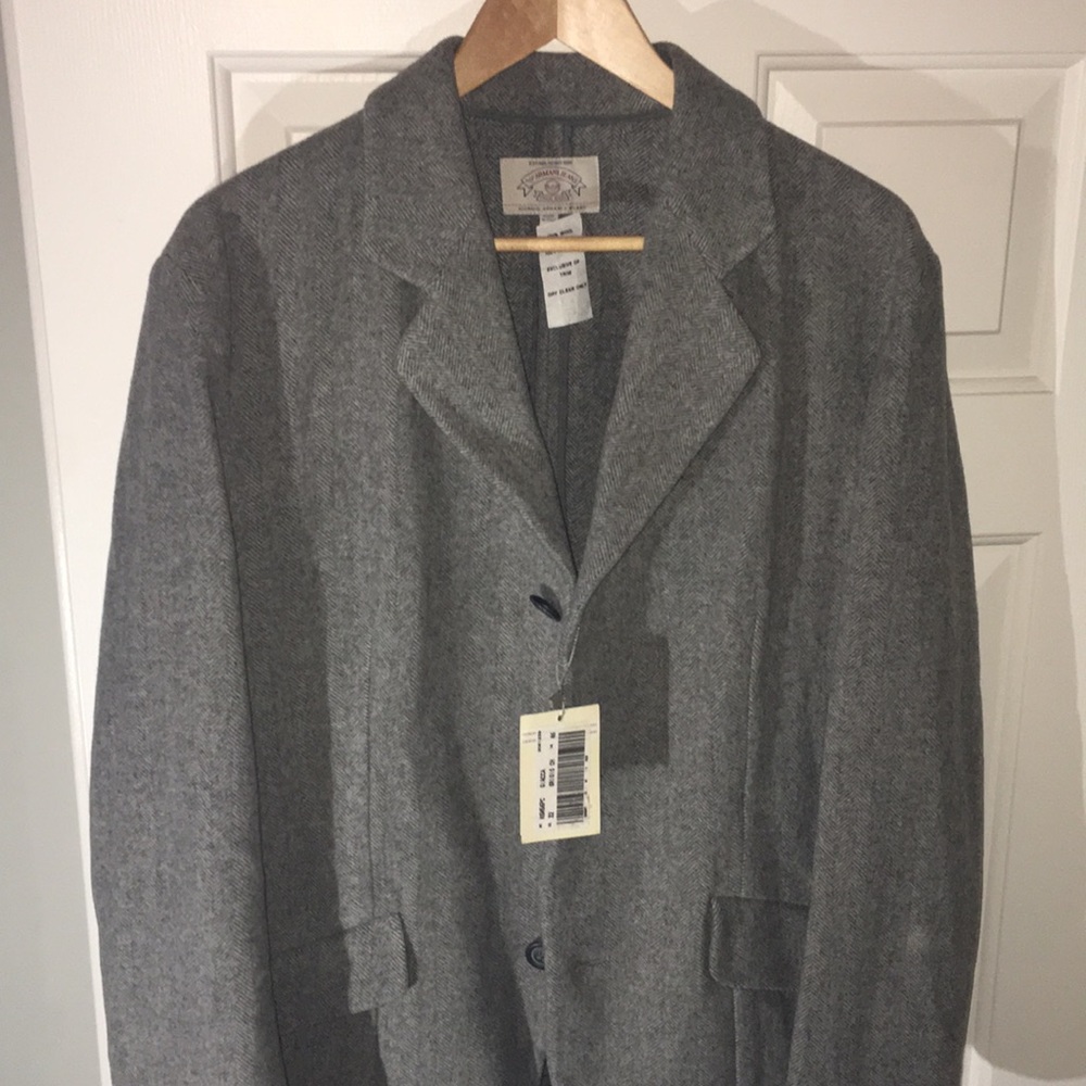 NWT Armani Jeans Sport coat blazer sz 36 gray